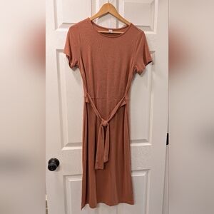 Elegant Rust Dress